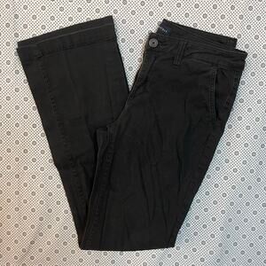 Aeropostale Black Classic Pants Size 8 Long Straight Leg